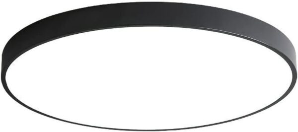 Luminaires encastrés à intensité Variable à LED Super Minces, luminaires encastrés en métal, plafonnier à Abat-Jour en Acrylique, plafonnier pour Chambre à Coucher