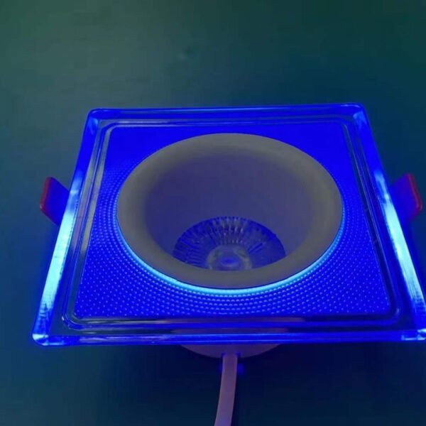 Spot encastré LED angulaire - matt 5 watts blanc froid 12V MR16 - verre 70mm spot à percer Plafonds - spot encastré au plafond spot encastré au plafond [Classe énergétique A+]